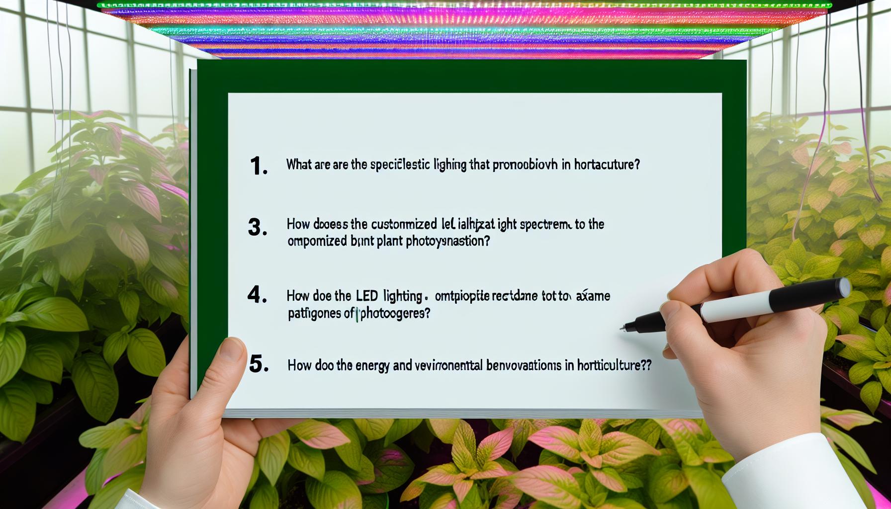 Customized LED Light Spectrum for Plant Growth