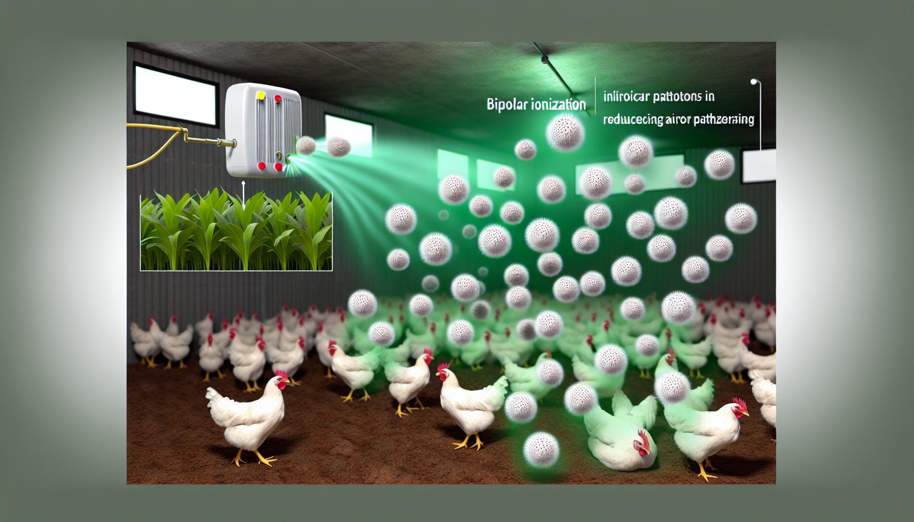 Ionisation bipolaire en élevage avicole
