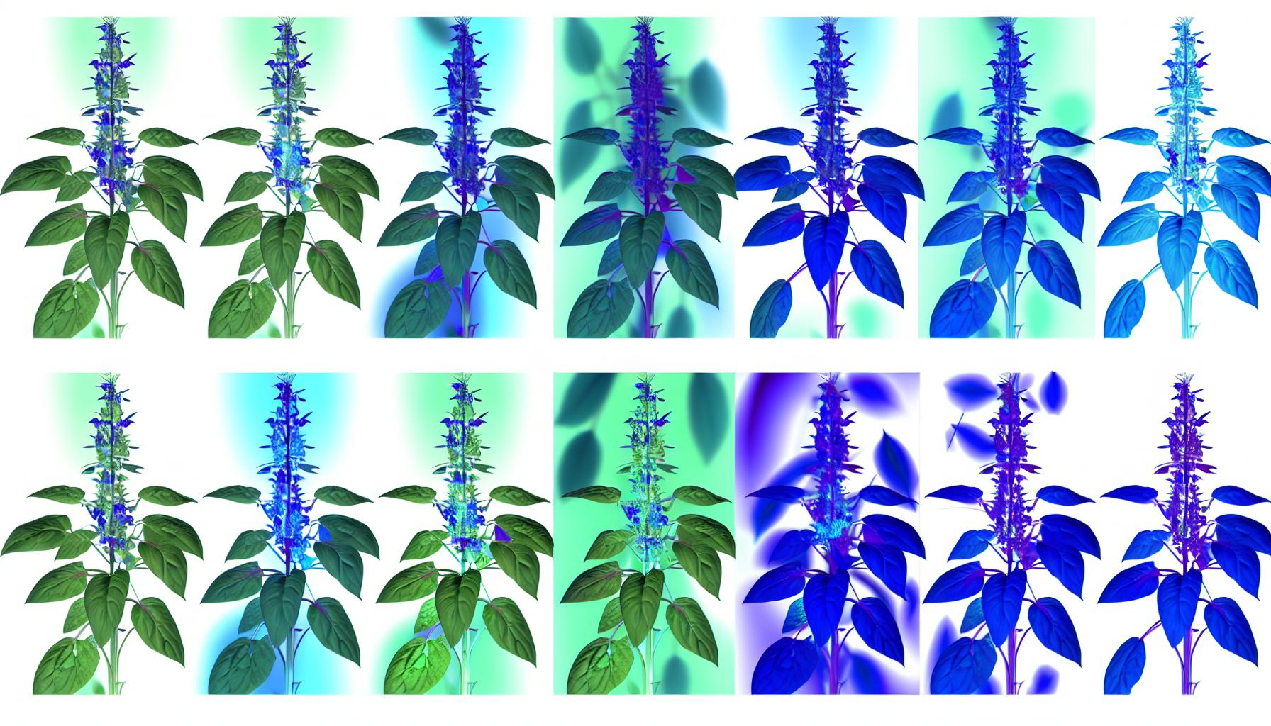 Lumière bleue horticulture