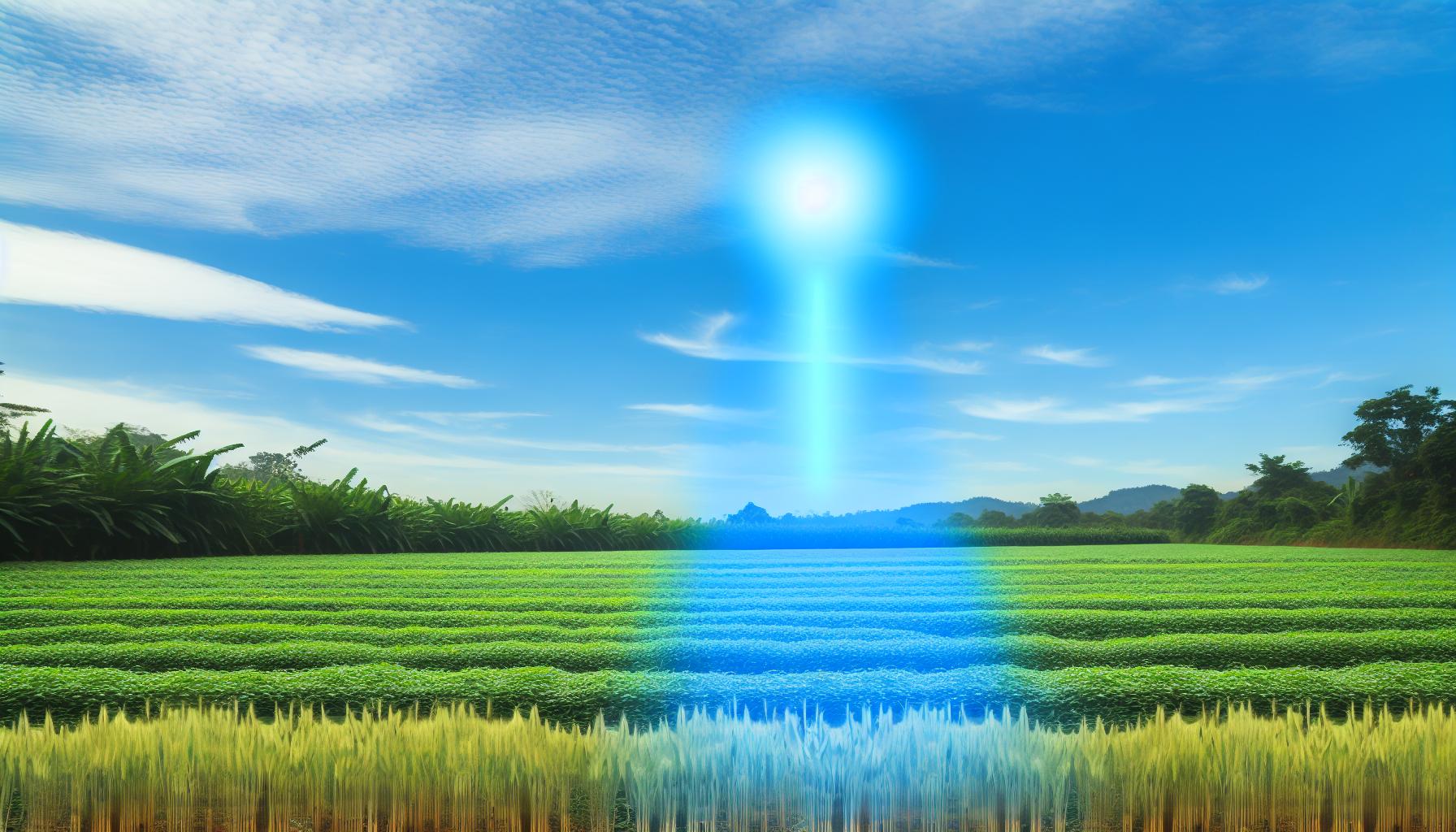 Lumière bleue en agriculture
