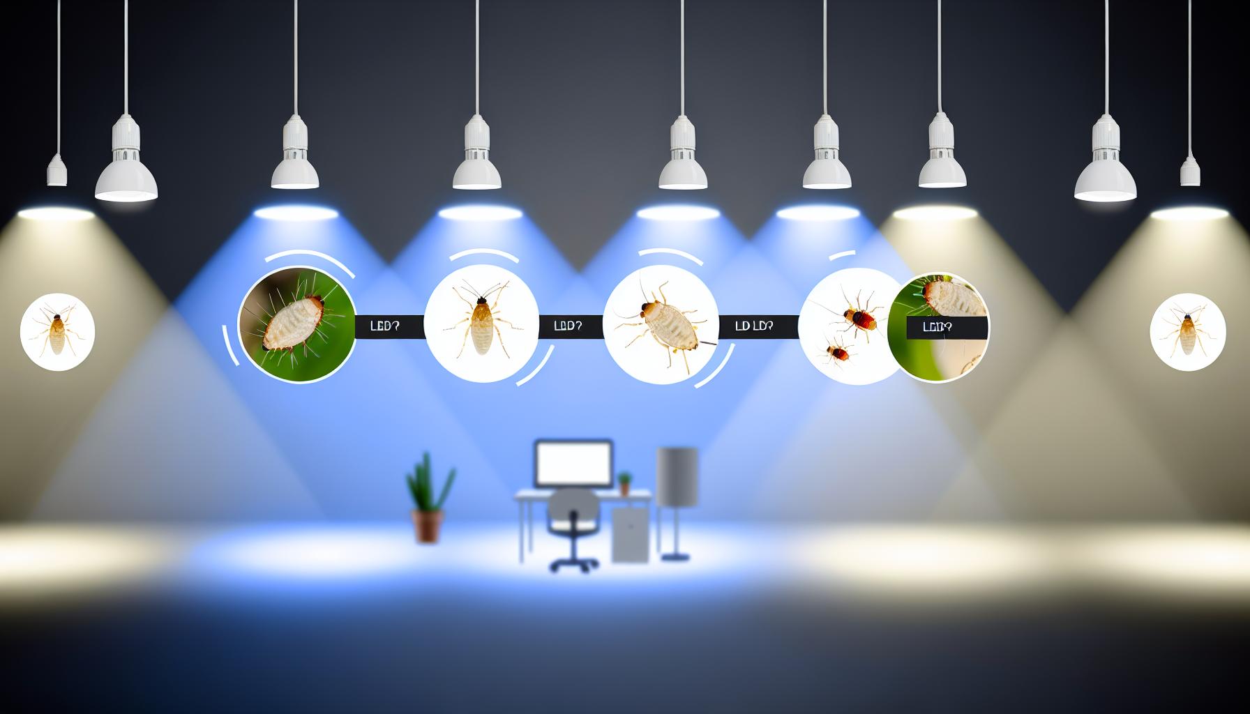 Lampes DEL et contrôle des ravageurs