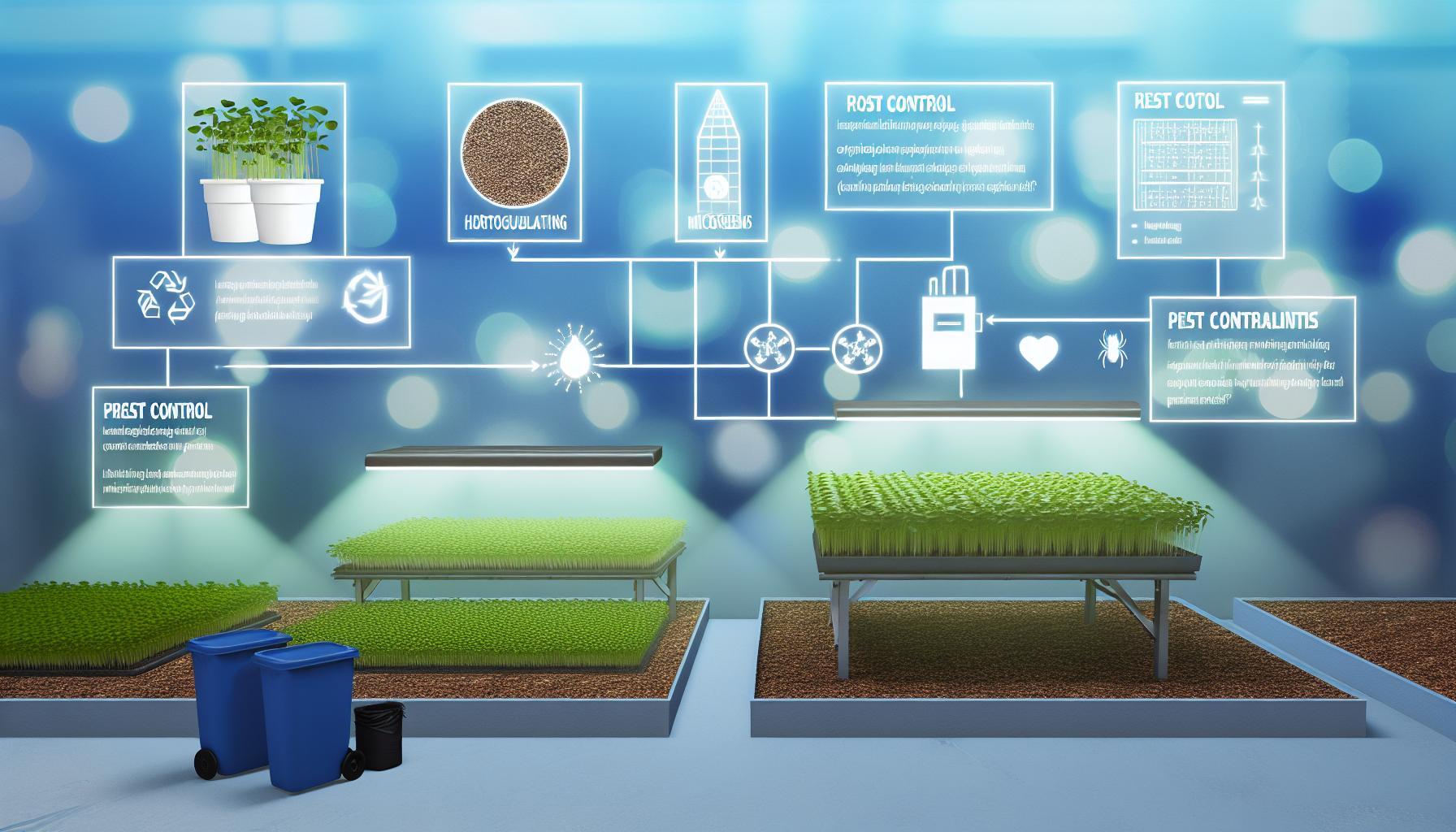 Éclairage horticole et micropousses