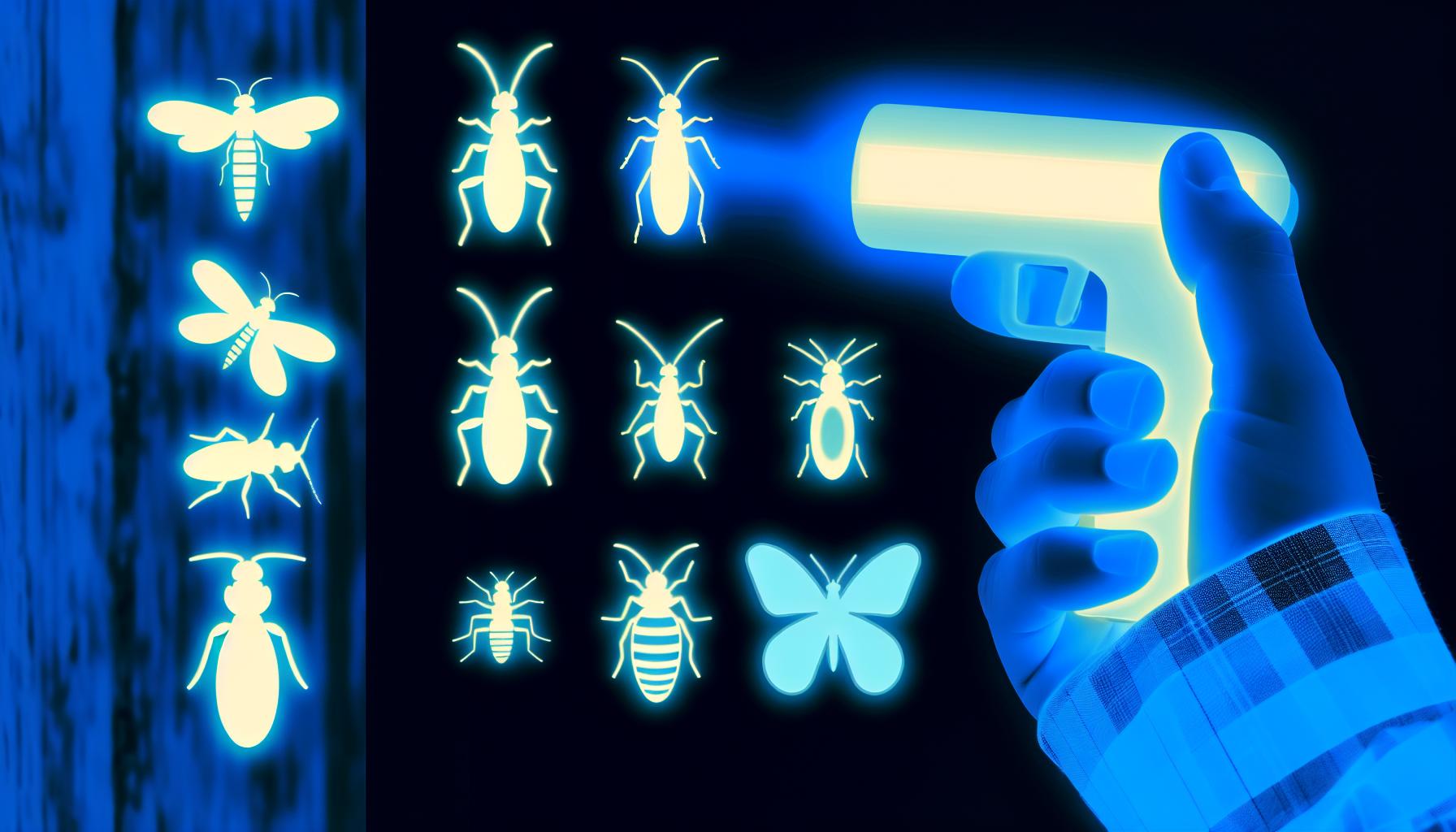 Lumière bleue et insectes