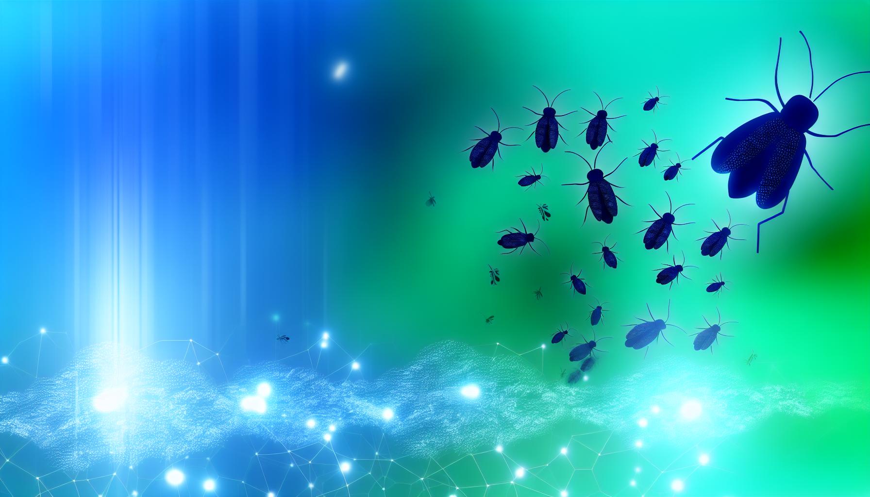 Lumière bleue et insectes