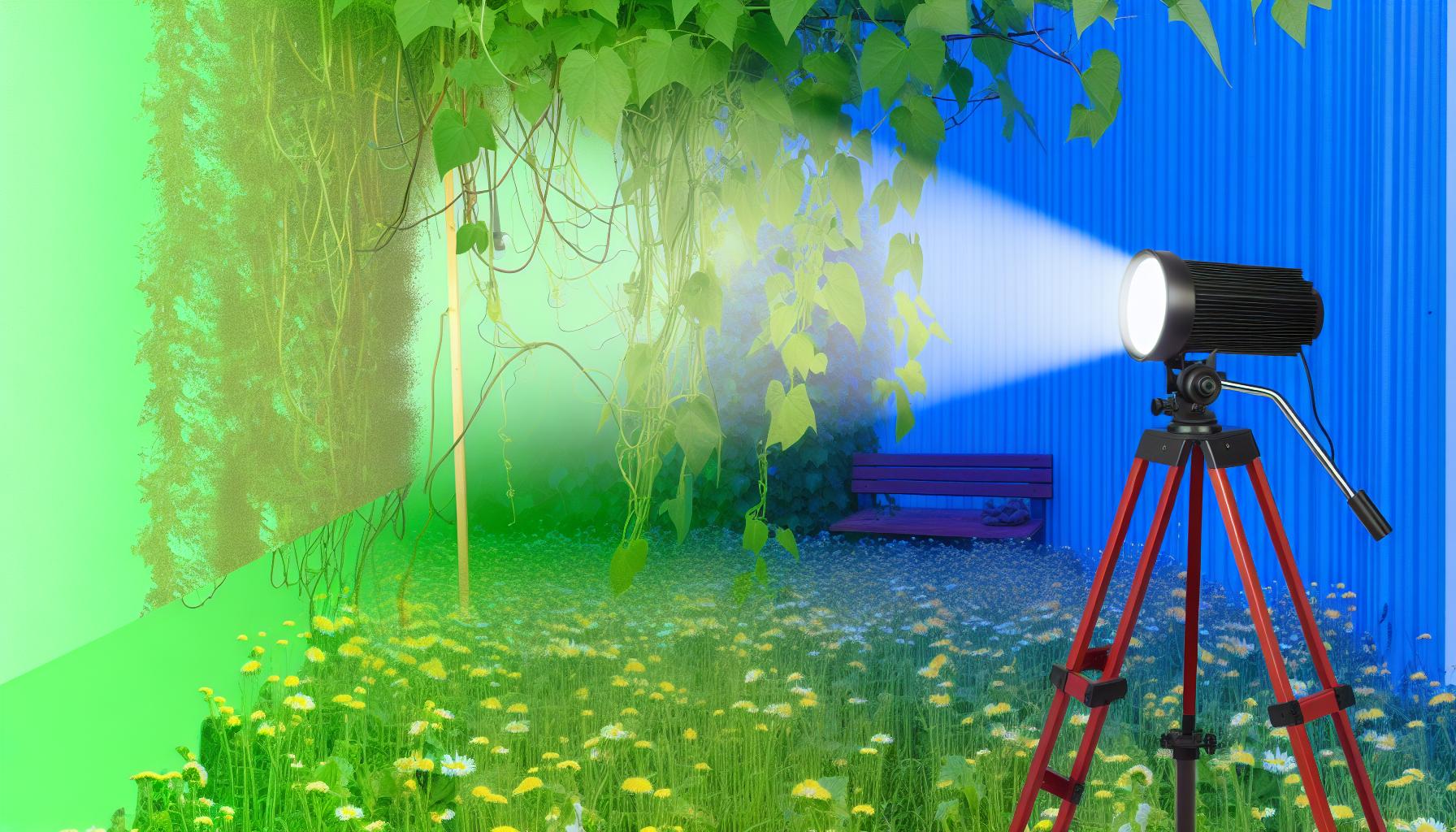 Lumière bleue horticole