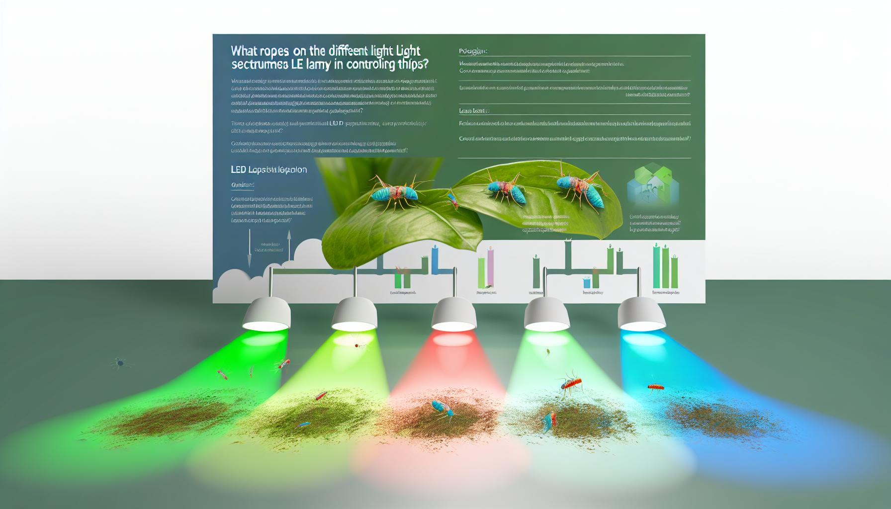 Lampes DEL et contrôle des thrips