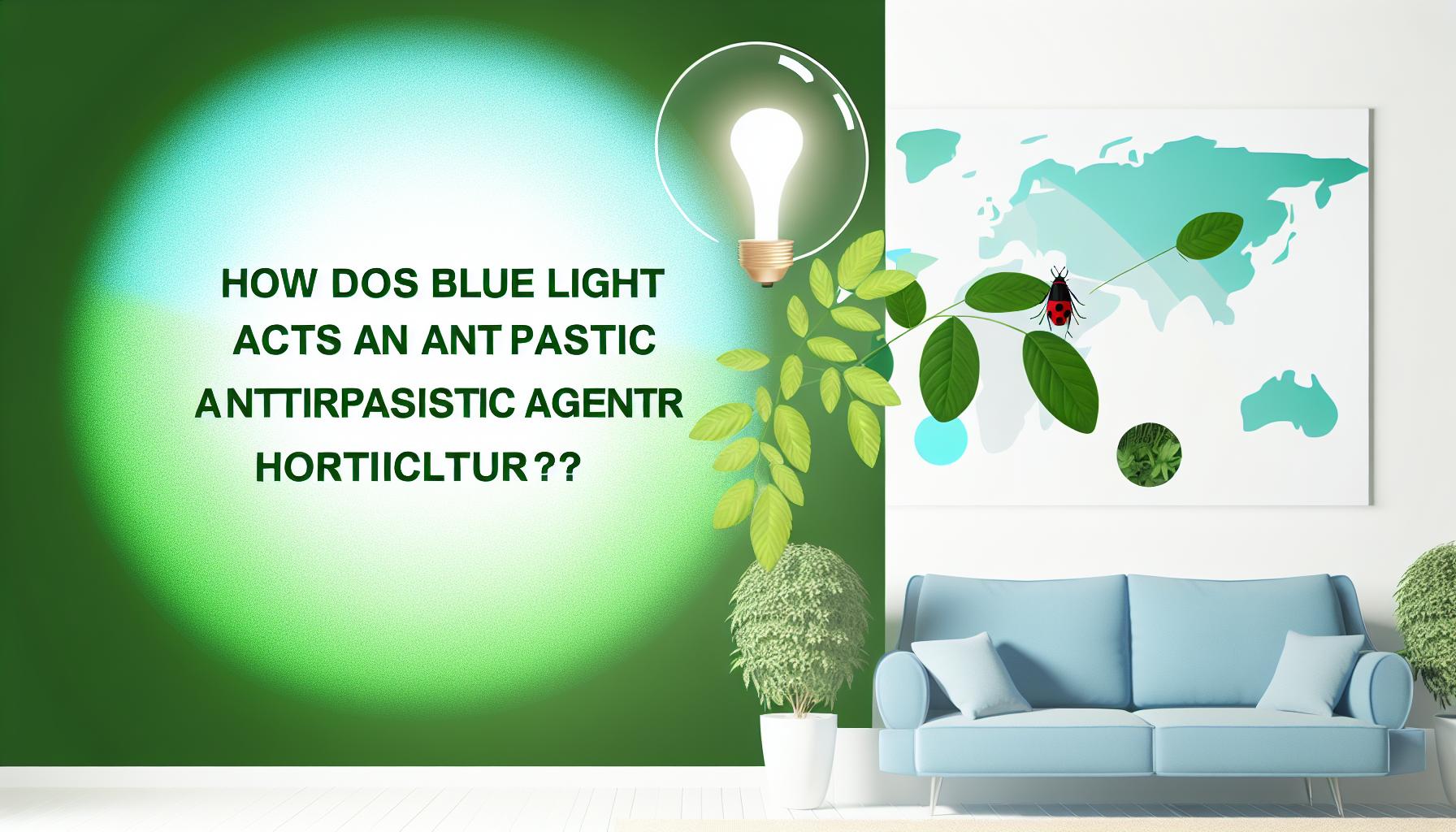 Lumière bleue horticole