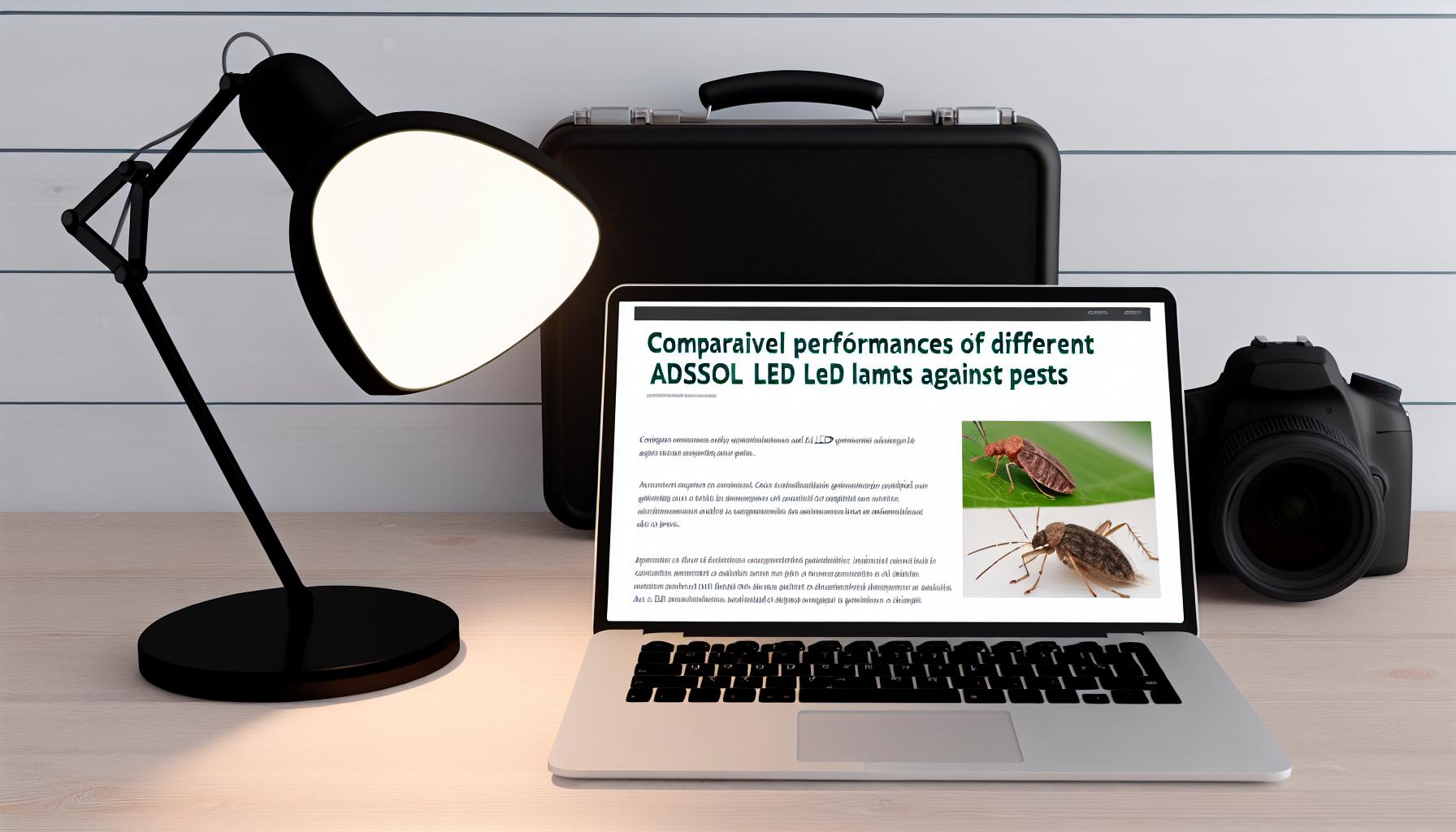 Lampes DEL ADSOL et contrôle des ravageurs