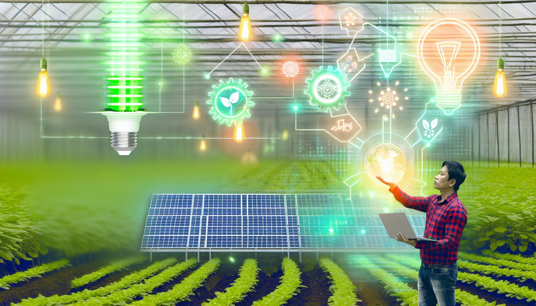 Technologies lumineuses innovantes en agriculture
