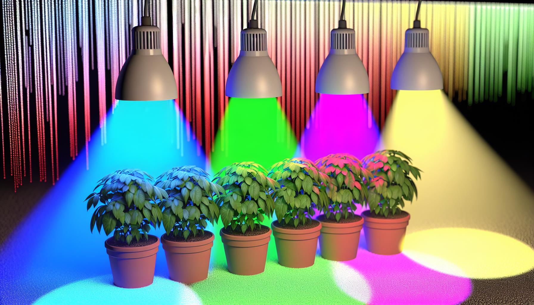 Lampes horticoles et longueurs d'onde