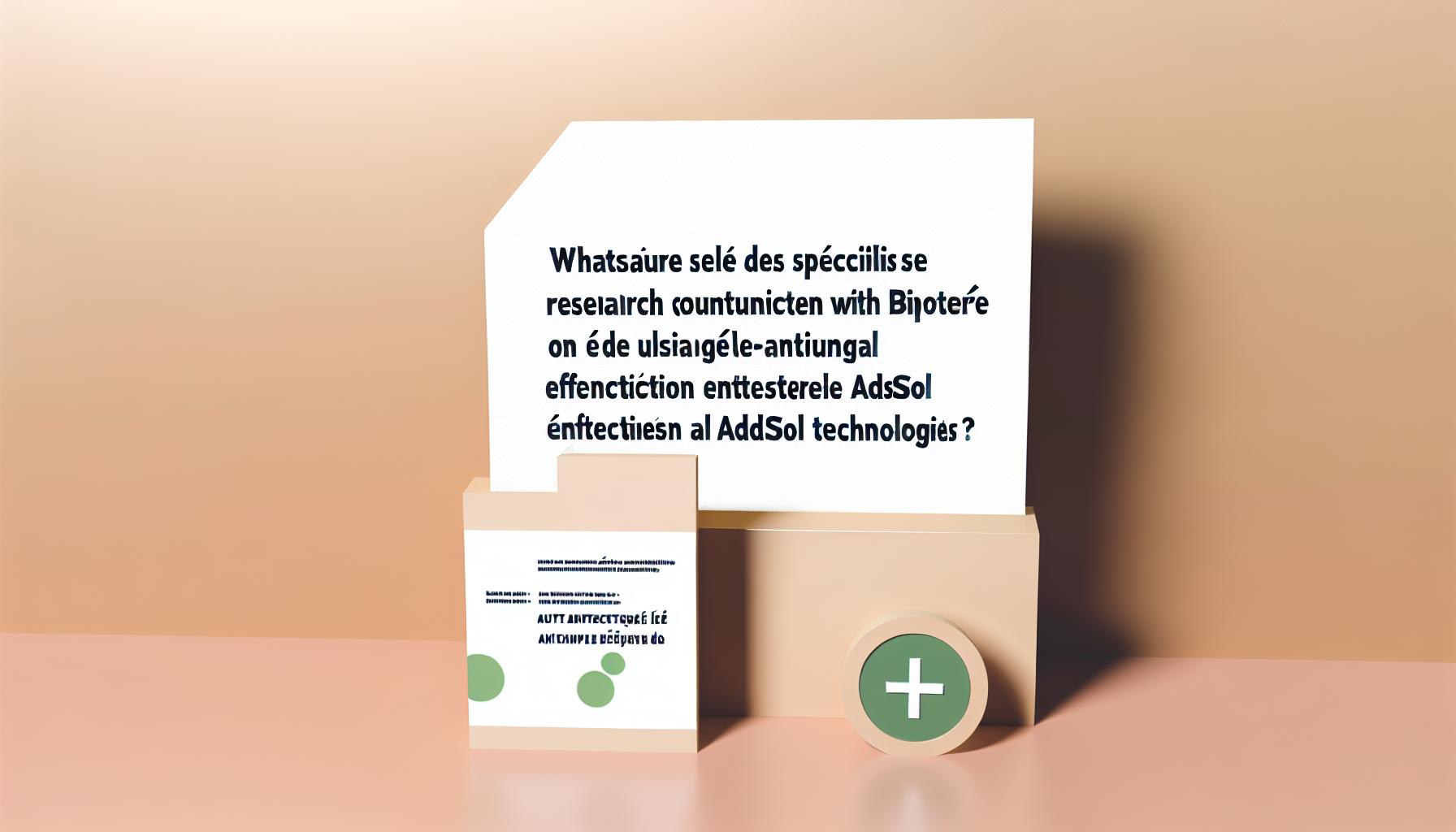 Recherche sur efficacité antifongique