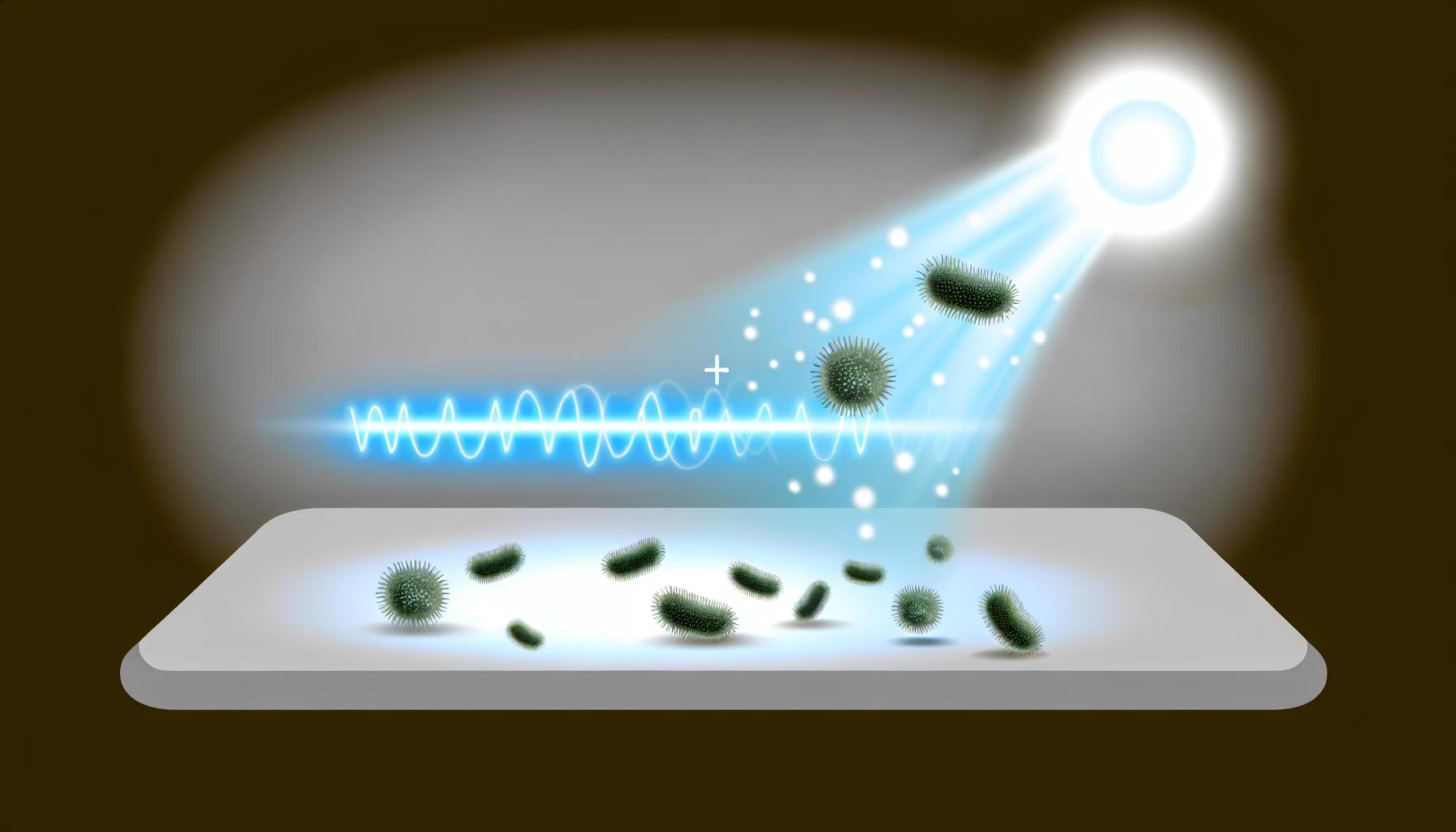 Désinfection à la lumière visible